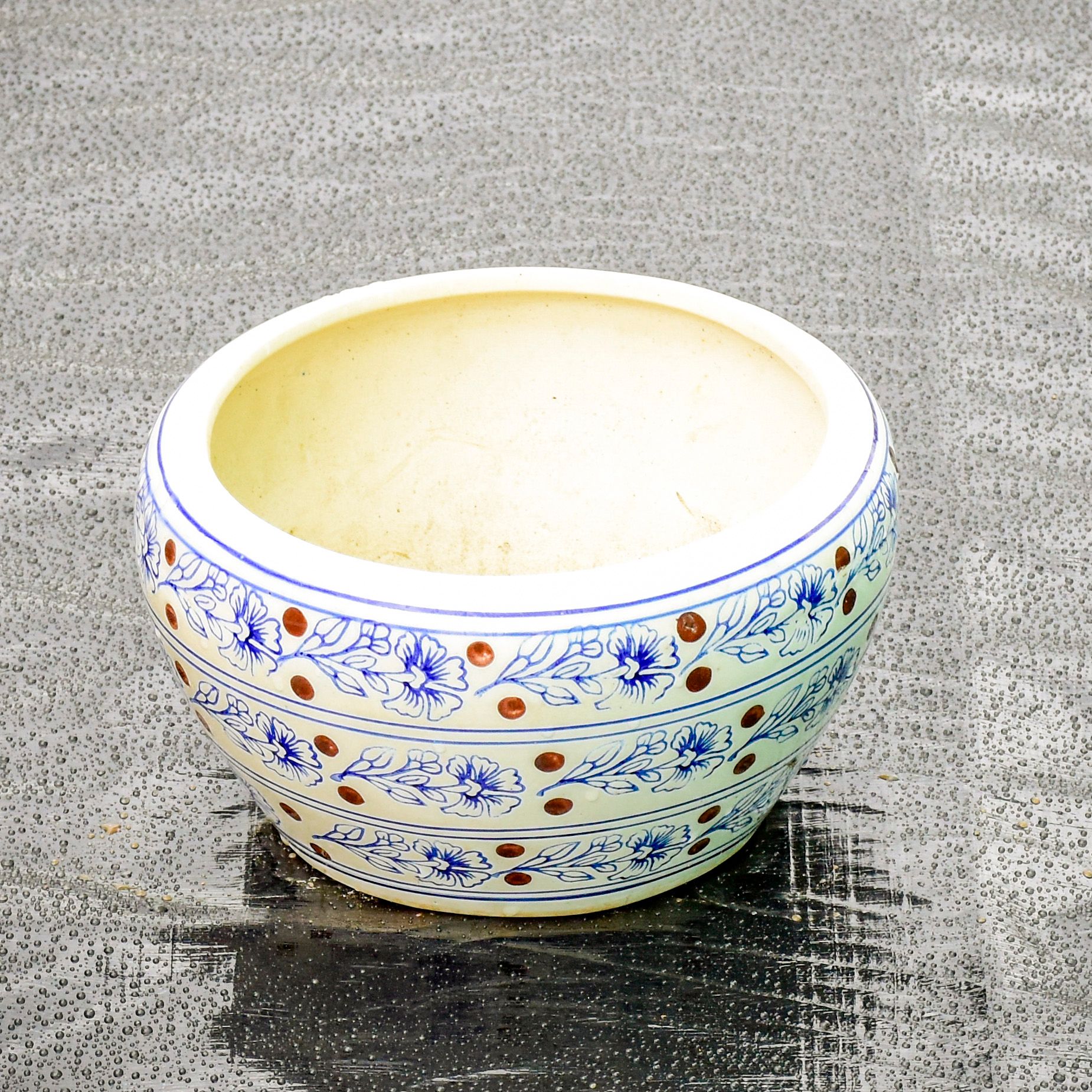 4 Inch Bowl Designer Ceramic Pot (any colour & Design)