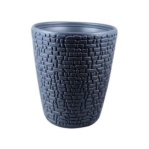 6 Inch Grey Premium Marble Plastic Pot