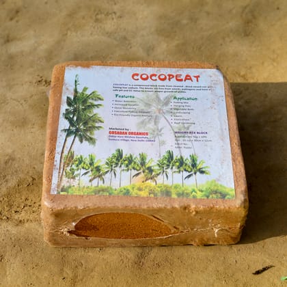 Buy Cocopeat Brick - 5 Kg Online | Urvann.com