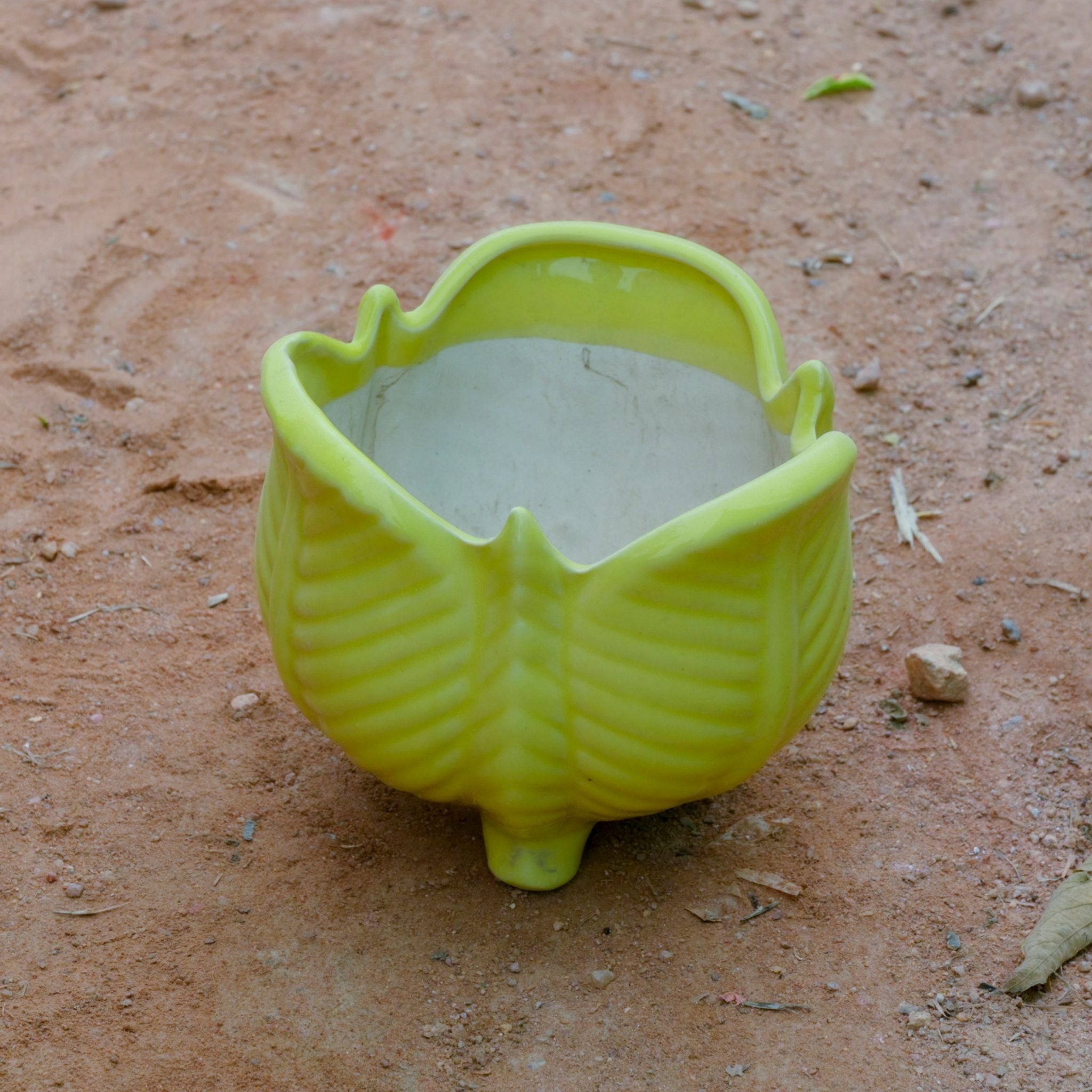 5 Inch Leg Designer Ceramic Pot (Any Design) (Any Colour)