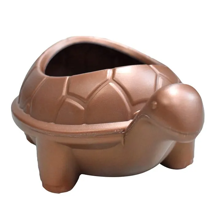 3 Inch Brown Premium Tortoise Plastic Pot