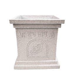 09 X 09 Inch White Premium Tulsi Planter Fiberglass Planter - Durable large size decoratiive fiber pot for indoor outdoor plants with 5 year warranty