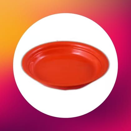Free Gift - 5 Inch Terracotta Red Premium Round Trays - To keep under the Pots - Flash Sale