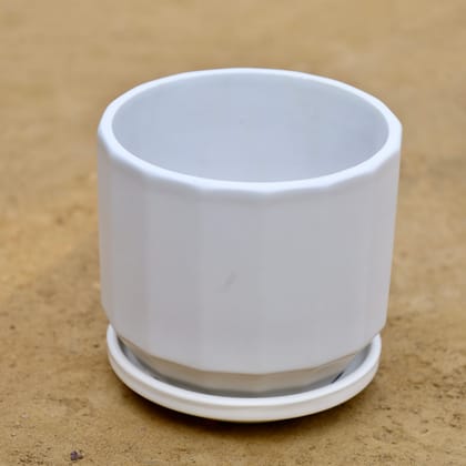 Buy 4 Inch Gloss Lavender Ceramic Planter Online | Urvann.com