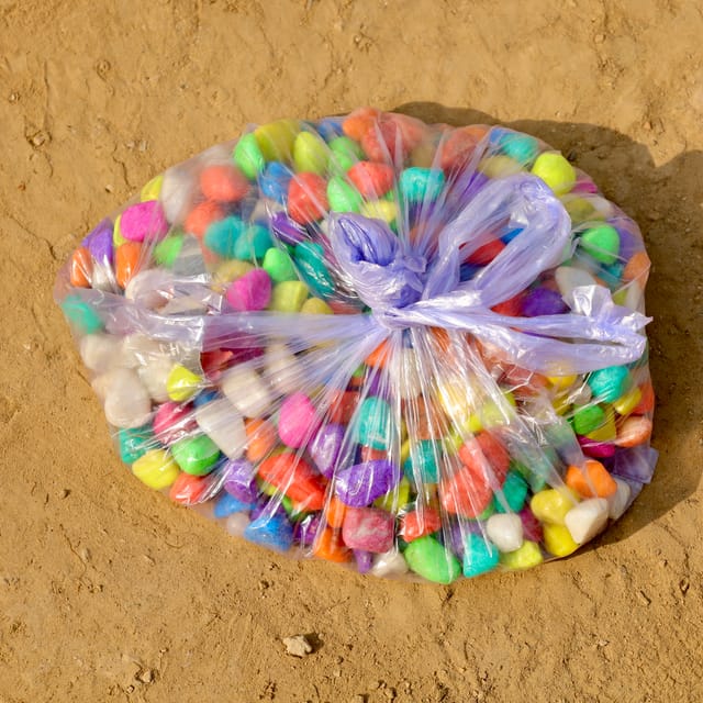 Decorative Multicolour Pebbles - 1 Kg