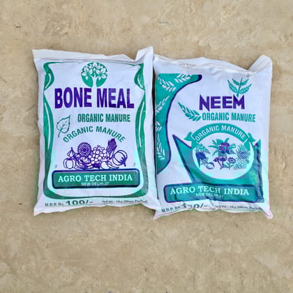 Buy Set of 2 - Neem khali & Bone Meal (1 Kg) Online | Urvann.com