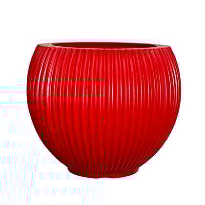 Buy 5 Inch Rose Red Matt Sylvan Plastic Pot Online | Urvann.com