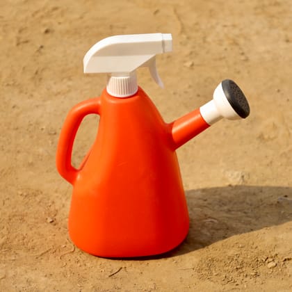 Buy Orange Dual-Action Watering Can - 1 Ltr Online | Urvann.com