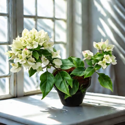Bougainvillea White in 5 Inch Nursery Pot