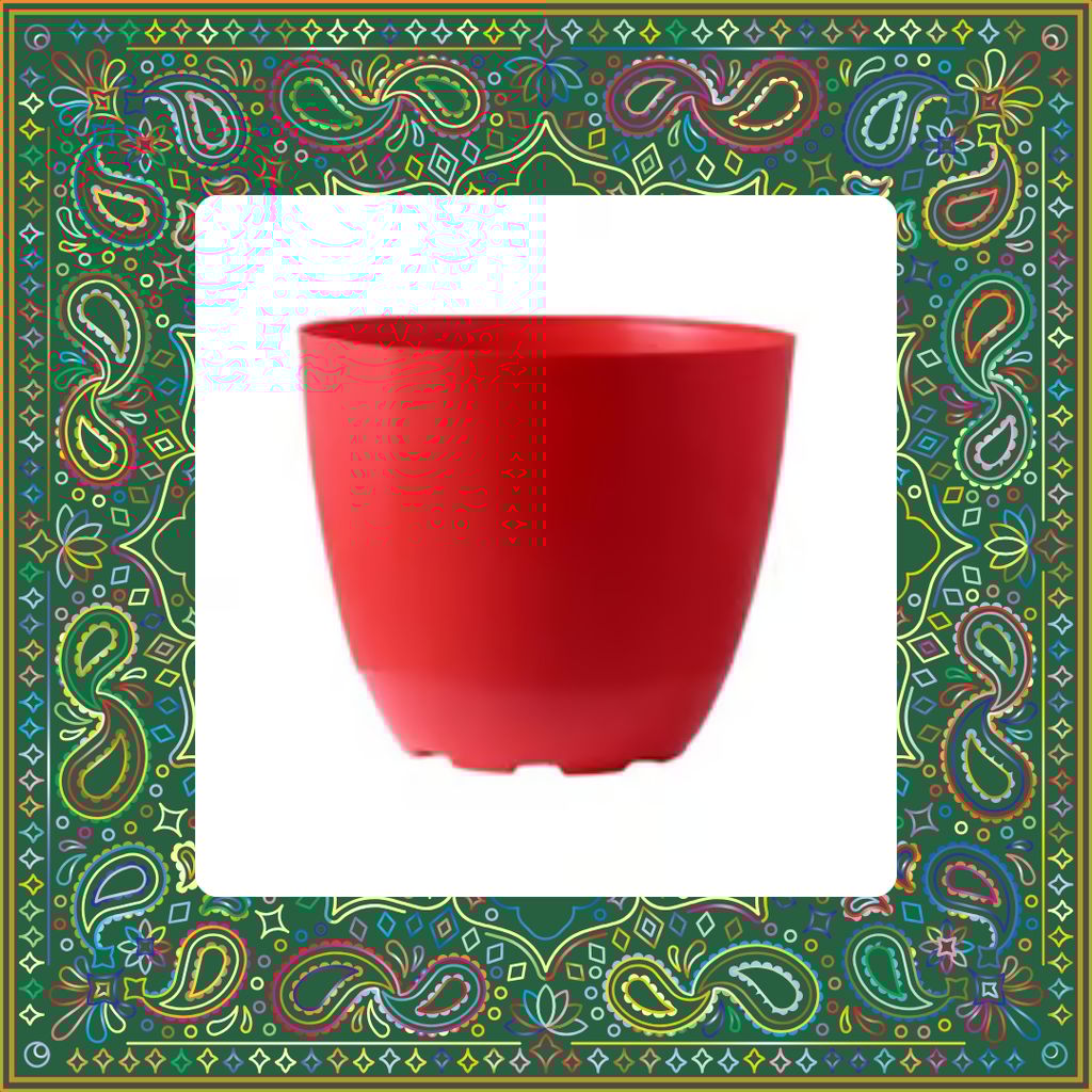 Free Gift - 4 Inch Red Premium Orchid Round Plastic Pot - Flash Sale Free Gift - 4 Inch Red Premium Orchid Round Plastic Pot - Flash Sale