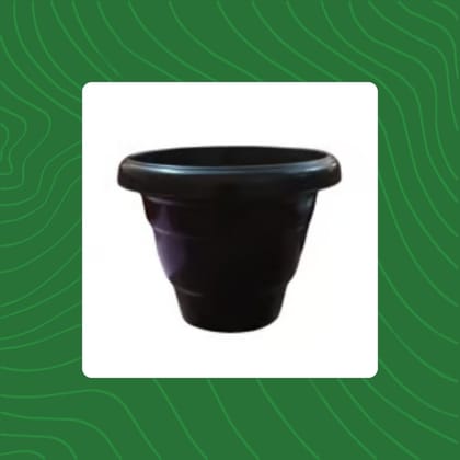 Free Gift - 8 Inch Black Classy Plastic Pot - Flash Sale