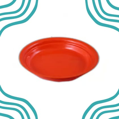 Free Gift - 6.5 Inch Terracotta Red Premium Round Trays - To keep under the Pots - Flash Sale