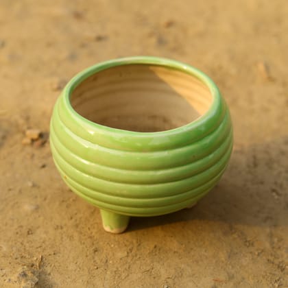 Buy 6 Inch Round Leg Designer Ceramic Pot Online | Urvann.com