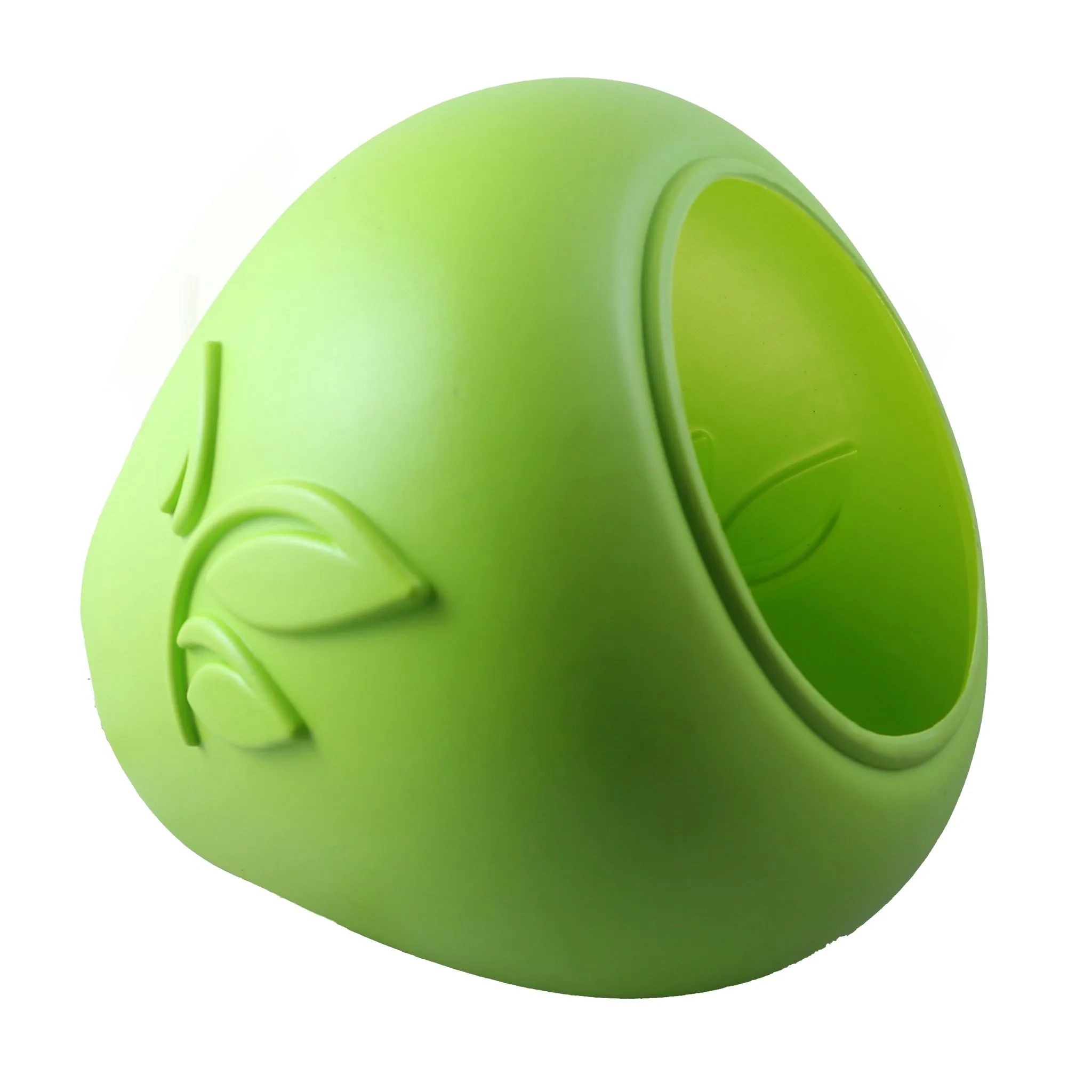 9 Inch Green Premium Apple Leaf Plastic Pot