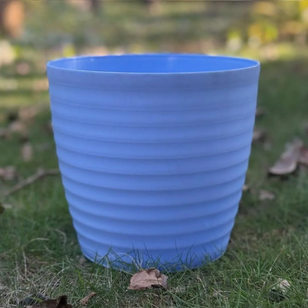 5 Inch Elvan Blue Avora Premium Plastic Planter