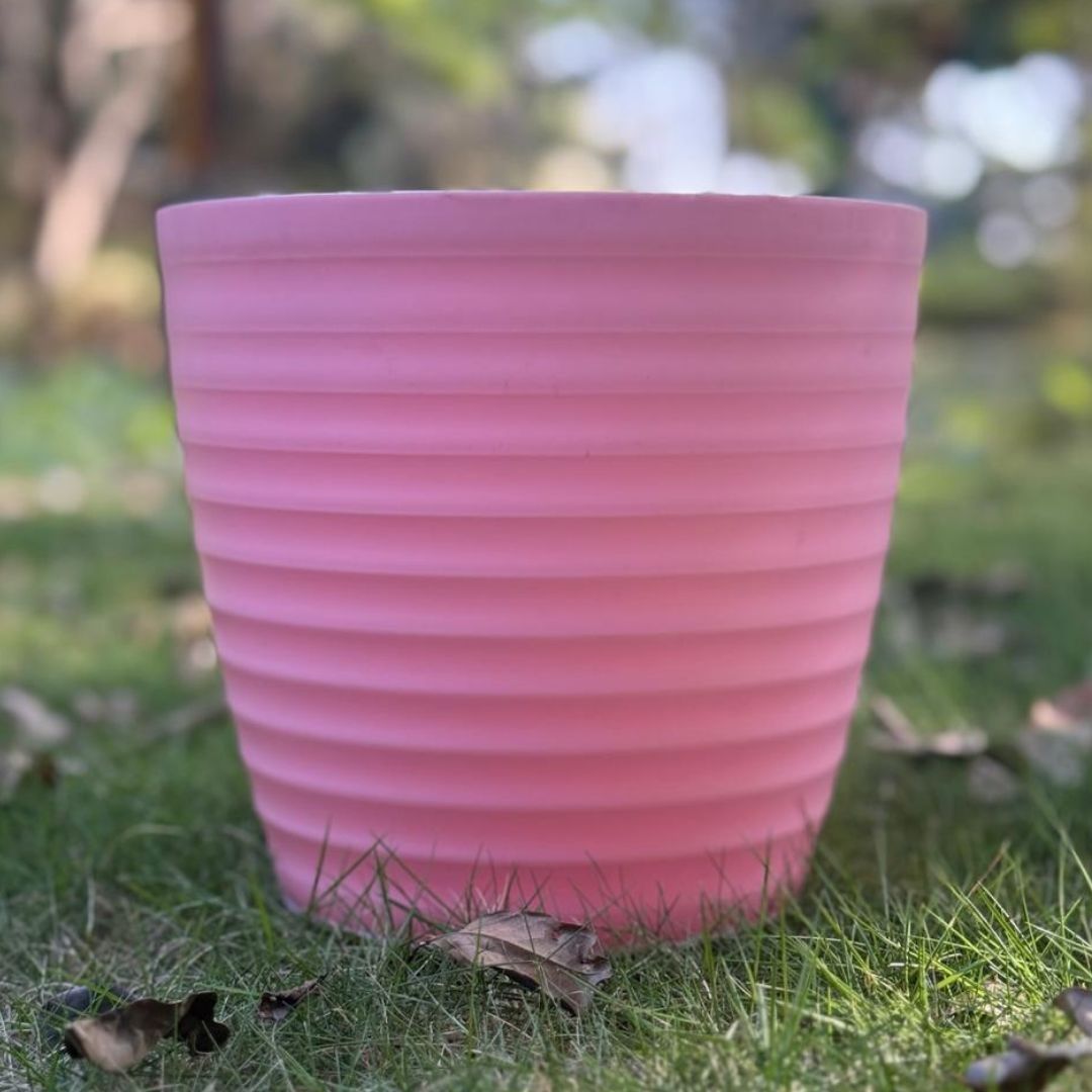 5 Inch Candy-Blush Pink Avora Premium Plastic Planter