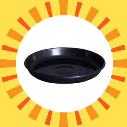 Free Gift - 4 Inch Black Premium Black Tray - To keep under the Pot - Flash Sale