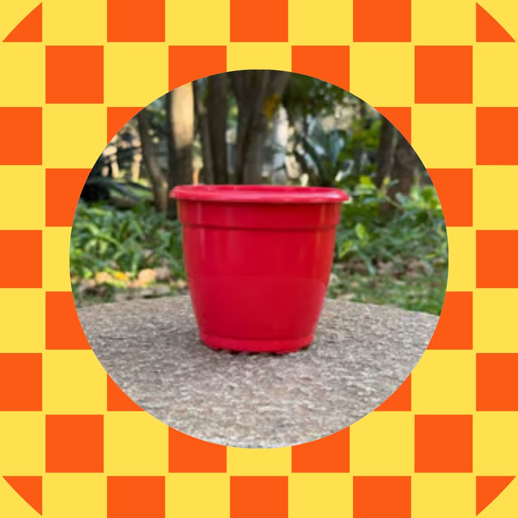 Free Gift - 3 Inch Ruby Red Elora Premium Plastic Planter - Flash Sale Free Gift - 3 Inch Ruby Red Elora Premium Plastic Planter - Flash Sale