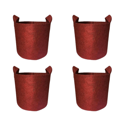 Buy Urvann 6x6 Inch Round Grow Bag – 400 GSM Heavy Duty Geo Fabric, Breathable, Reusable Planter for Home Gardening Online | Urvann.com