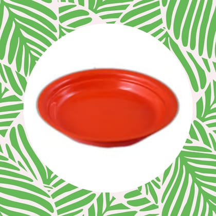 Free Gift - 4 Inch Terracotta Red Premium Round Trays - To keep under the Pots - Flash Sale