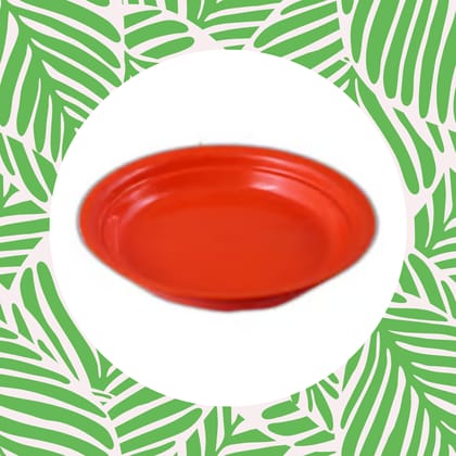 Free Gift - 5 Inch Terracotta Red Premium Round Trays - To keep under the Pots - Flash Sale