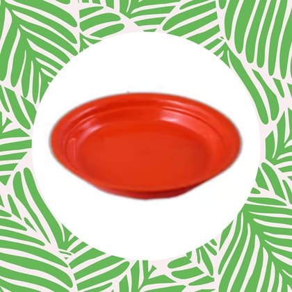 Free Gift - 5 Inch Terracotta Red Premium Round Trays - To keep under the Pots - Flash Sale