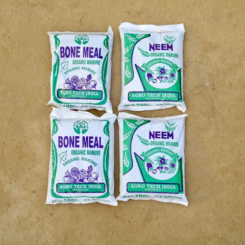 Set of 4 - Neem Khali & Bone meal (1 Kg)