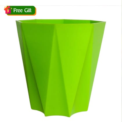 Free Gift - 4 Inch Green Premium Diamanti Plastic Pot - Flash Sale