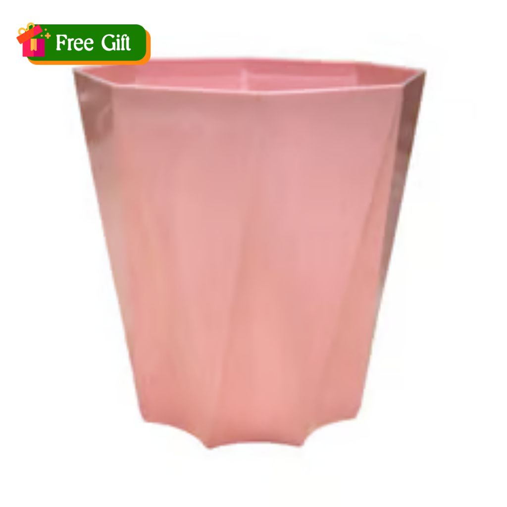Free Gift - 4 Inch Pink Marble Premium Diamanti Plastic Pot - Flash Sale Free Gift - 4 Inch Pink Marble Premium Diamanti Plastic Pot - Flash Sale