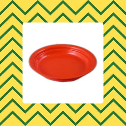 Free Gift - 5 Inch Terracotta Red Premium Round Trays - To keep under the Pots - Flash Sale