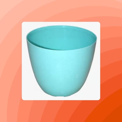 Free Gift - 4 Inch Blue Marble Premium Orchid Round Plastic Pot - Flash Sale