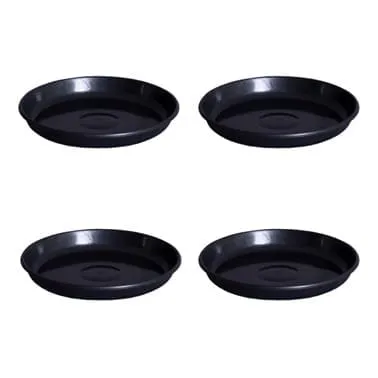 Set of 4 - 3.5 Inch Black Premium Black Tray - To keep under the Pot