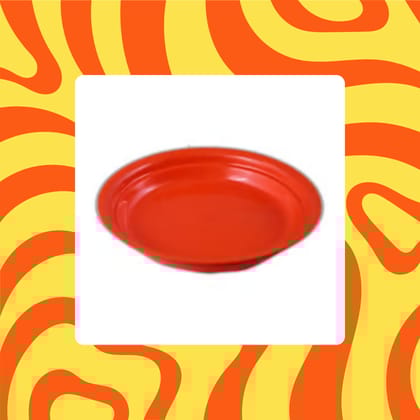 Free Gift - 4.5 Inch Terracotta Red Premium Round Trays - To keep under the Pots - Flash Sale