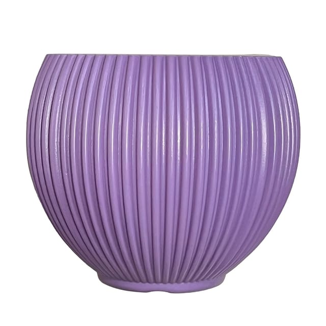 5 Inch Lavender Matt Sylvan Plastic Pot