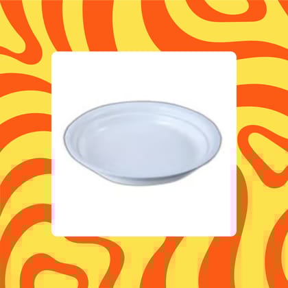 Free Gift - 6.5 Inch White Premium Round Trays - To keep under the Pots - Flash Sale