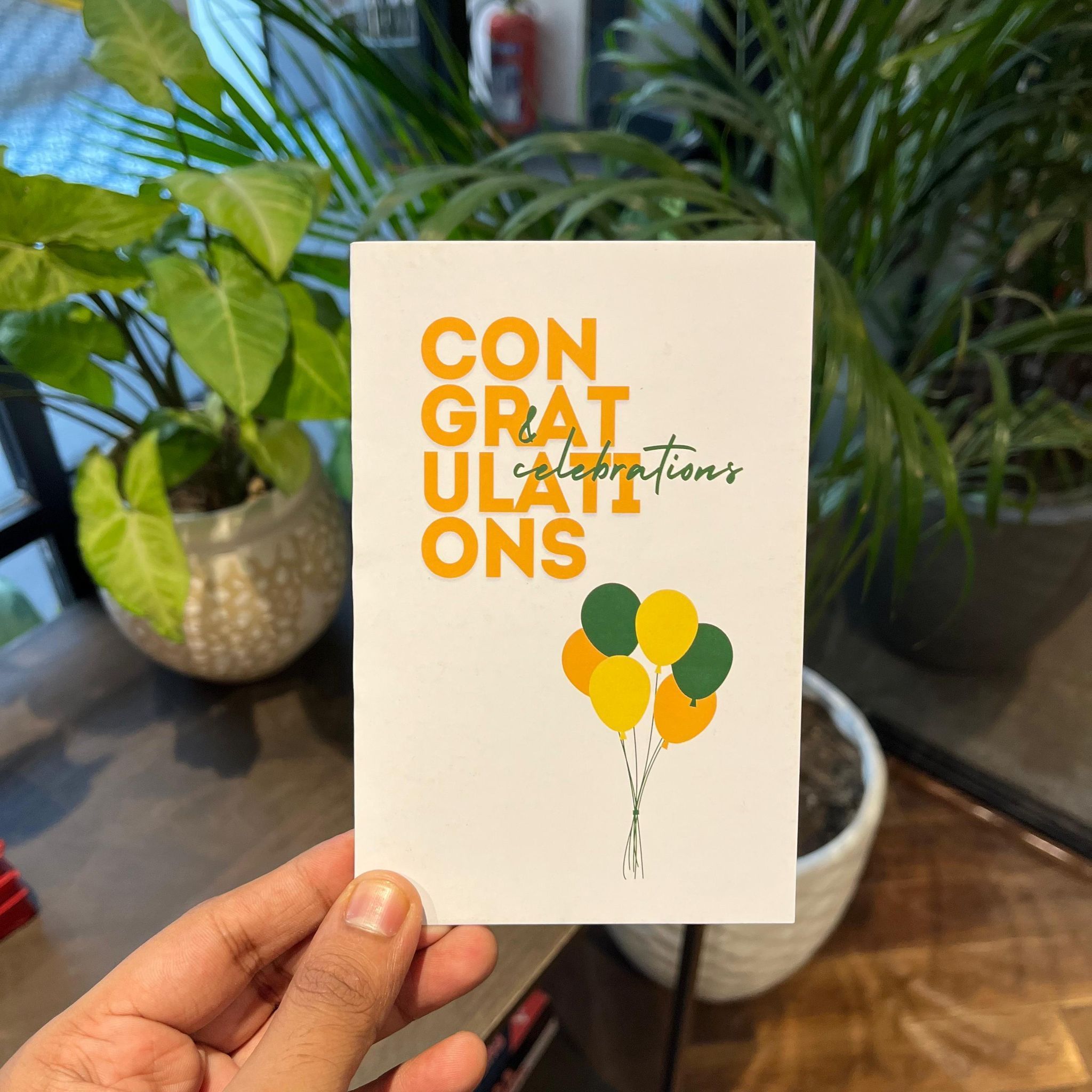 Gift Ready - Congratulations Greeting Card - Congratulations & Celebrations - Wish Success, Card for Promotion,New Job, Students, Corporate Gifting With a Chic Bag