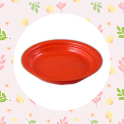 Free Gift - 6.5 Inch Terracotta Red Premium Round Trays - To keep under the Pots - Flash Sale