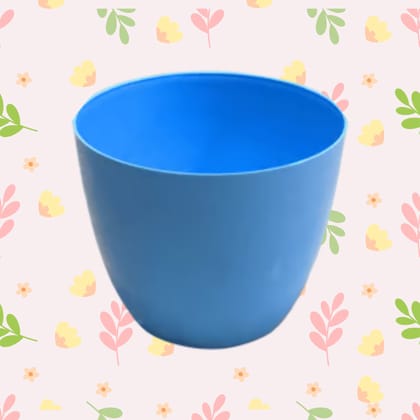 Free Gift - 4 Inch Dark Blue Premium Orchid Round Plastic Pot - Flash Sale