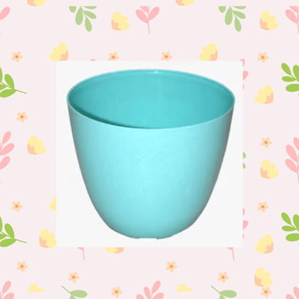 Free Gift - 4 Inch Blue Marble Premium Orchid Round Plastic Pot - Flash Sale