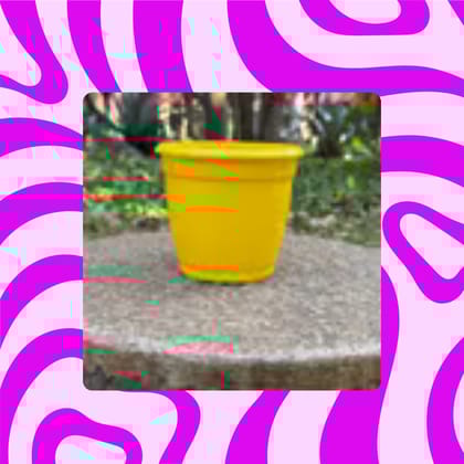 Free Gift - 3 Inch Sunshine Yellow Elora Premium Plastic Planter - Flash Sale