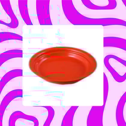 Free Gift - 5 Inch Terracotta Red Premium Round Trays - To keep under the Pots - Flash Sale