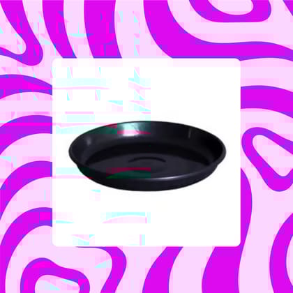 Free Gift - 4 Inch Black Premium Black Tray - To keep under the Pot - Flash Sale