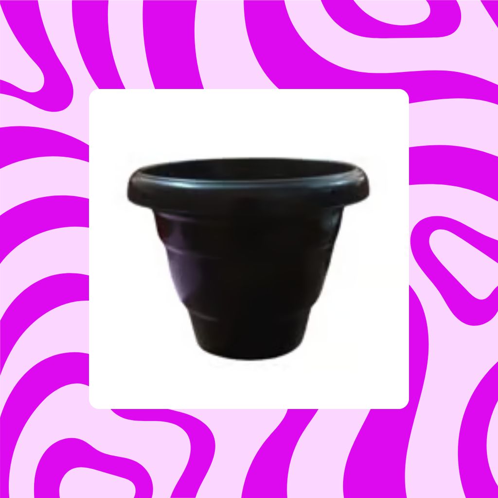 Free Gift - 8 Inch Black Classy Plastic Pot - Flash Sale Free Gift - 8 Inch Black Classy Plastic Pot - Flash Sale