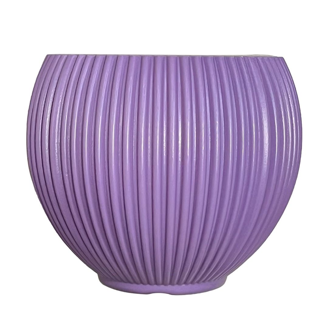 5 Inch Lavender Matt Sylvan Plastic Pot
