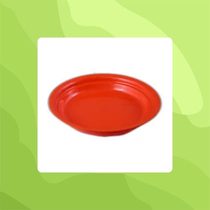 Free Gift - 5 Inch Terracotta Red Premium Round Trays - To keep under the Pots - Flash Sale