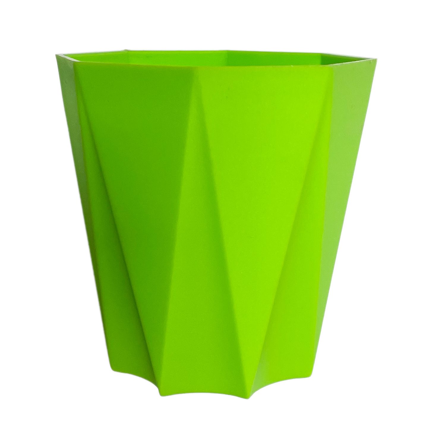 4 Inch Green Premium Diamanti Plastic Pot
