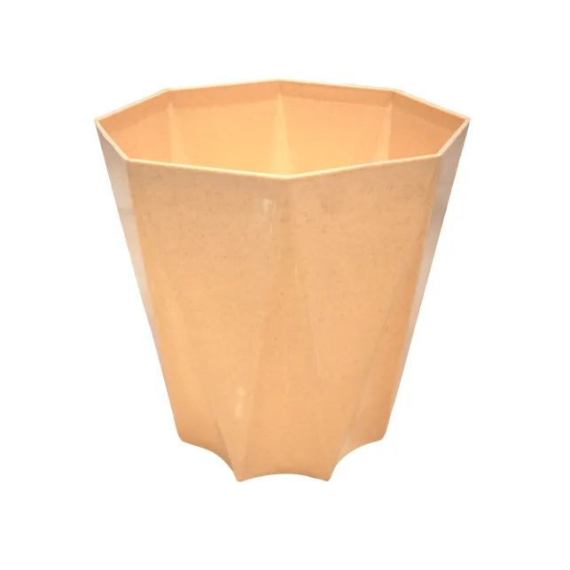 4 Inch Beige Marble Premium Diamanti Plastic Pot