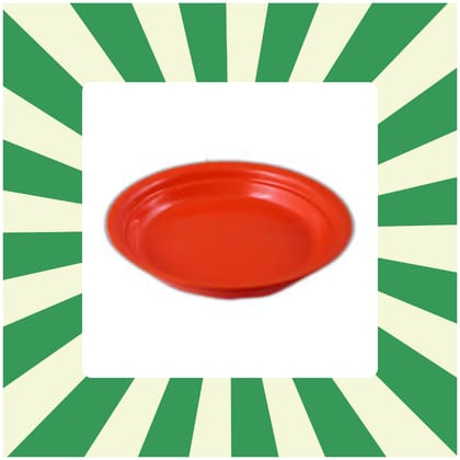 Free Gift - 6.5 Inch Terracotta Red Premium Round Trays - To keep under the Pots - Flash Sale