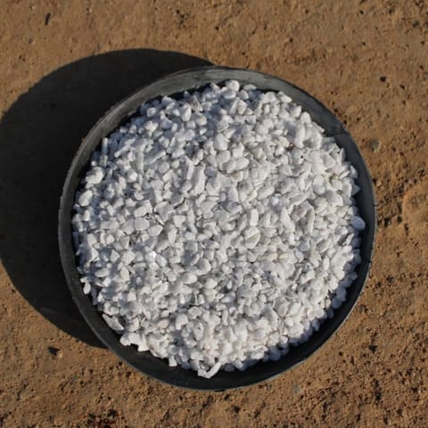 Decorative White Stone Chips -500 gm