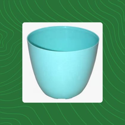 Free Gift - 4 Inch Blue Marble Premium Orchid Round Plastic Pot - Flash Sale